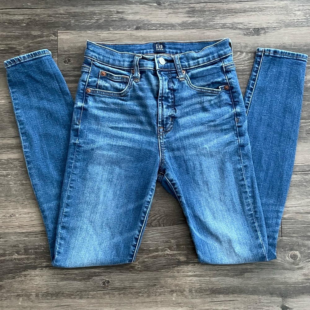 👖 GAP DENIM 1969 SKINNY JEANS - DARK WASH 👖